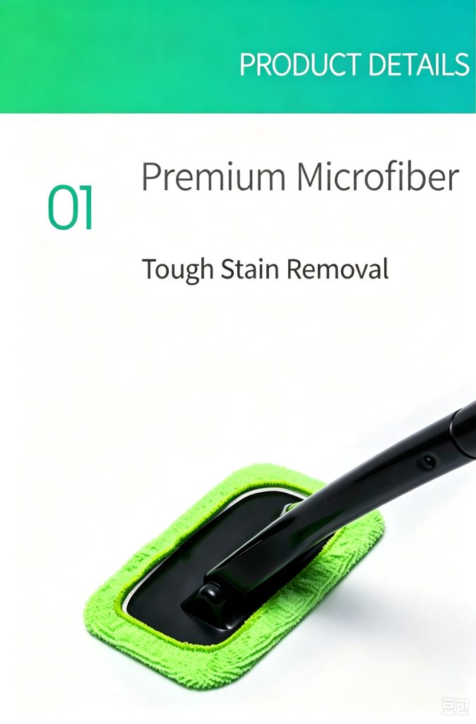 Car Windshield Defog & Cleaning Brush | Auto Glass Dust Removal Tool