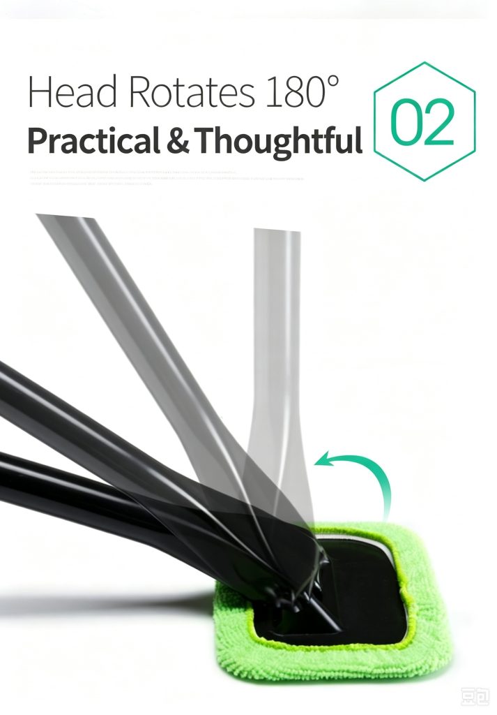 Car Windshield Defog & Cleaning Brush | Auto Glass Dust Removal Tool
